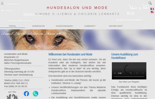 Vorschau von www.hundesalon-und-mode.de, Hundesalon und Mode