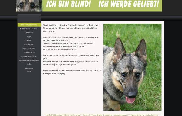 Vorschau von www.blinde-hunde.de, Blinde-Hunde