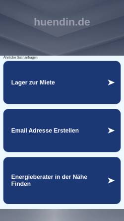Vorschau der mobilen Webseite www.huendin.de, She Dog