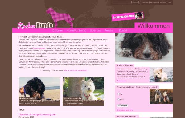 Vorschau von www.zuckerhunde.de, Zuckerhunde