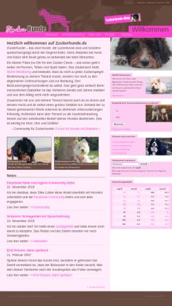 Vorschau der mobilen Webseite www.zuckerhunde.de, Zuckerhunde