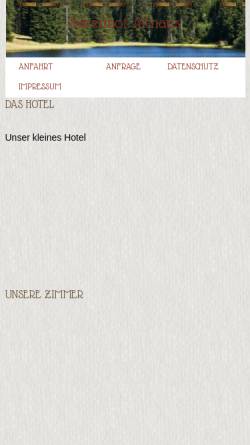 Vorschau der mobilen Webseite www.baerenhof-althaus.de, Hotel Bärenhof