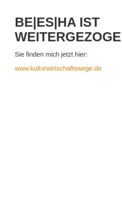 Vorschau der mobilen Webseite www.beesha.de, Birgit Schmidt-Hurtienne