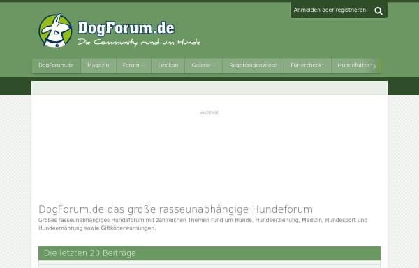 Vorschau von www.dogforum.de, DogForum