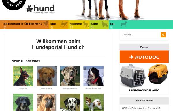 Vorschau von www.hund.ch, Der Hund