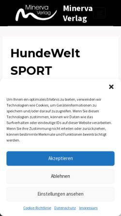 Vorschau der mobilen Webseite www.hundewelt-sport.de, Hundewelt