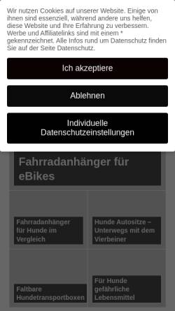Vorschau der mobilen Webseite www.nippers.de, Nippers