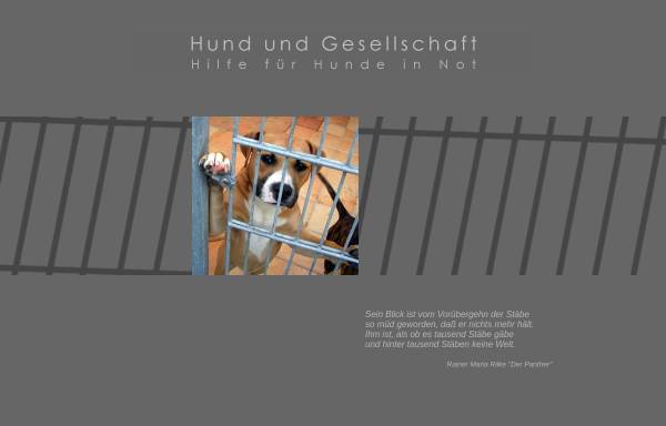 Vorschau von www.hundundgesellschaft.de, Hund und Gesellschaft Berlin e. V.
