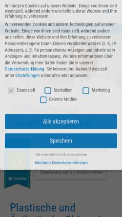 Vorschau der mobilen Webseite www.tauentzien-medical.de, Dr. Ruth Marx - Ärztin für Chirurgie u. Phlebologie