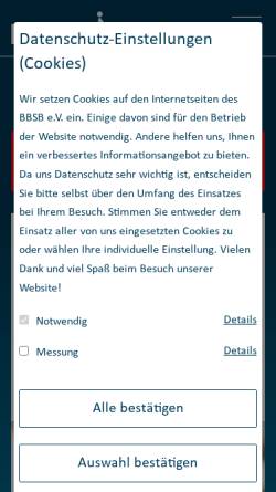 Vorschau der mobilen Webseite www.bbsb.org, Bayerischer Blinden- und Sehbehindertenbund e.V. (BBSB)