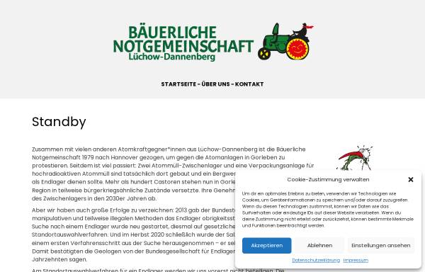 Vorschau von www.baeuerliche-notgemeinschaft.de, Bäuerliche Notgemeinschaft