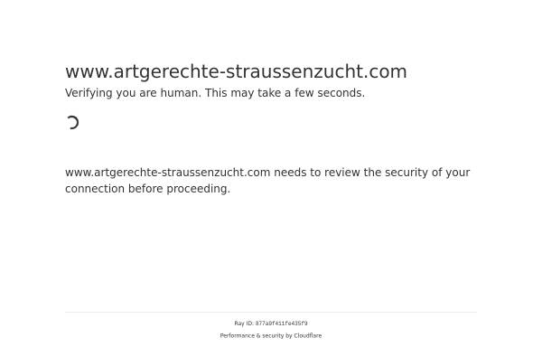 Vorschau von www.artgerechte-straussenzucht.de, Artgerecht e.V. - Berufsverband Deutsche Straußenzucht
