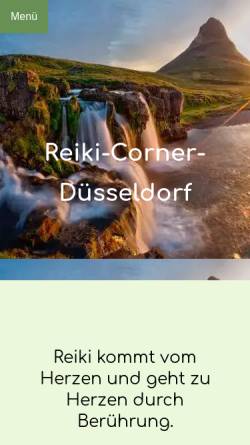 Vorschau der mobilen Webseite www.reiki-corner-duesseldorf.com, Reiki-Corner-Düsseldorf, Gerlinde Wittler