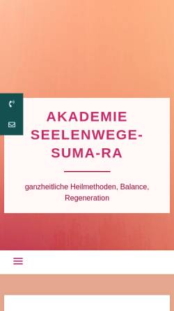 Vorschau der mobilen Webseite suma-ra.de, Maria Böhm