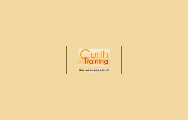Vorschau von curth-training.de, Dr. Curth Unternehmensberatung