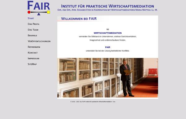 Vorschau von www.fair-institut.de, Fair