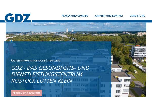 Vorschau von www.aerztehaus-mv.de, Gesundheits- & Dienstleistungszentrum Rostock
