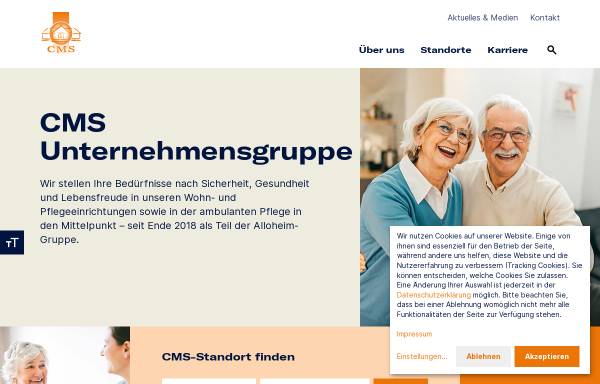 Vorschau von www.cms-verbund.de, CMS Sozialmanagement