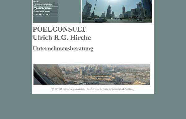 Vorschau von www.poelconsult.de, Poelconsult - Ulrich R.G. Hirche