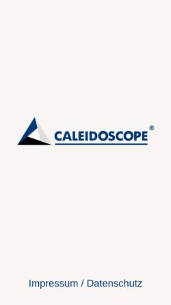 Vorschau der mobilen Webseite www.caleidoscope.de, Caleidoscope, Inh. Robert Hohn