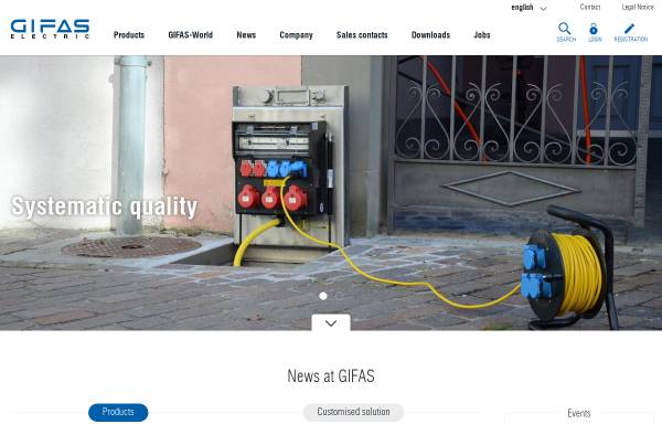 Vorschau von www.gifas.ch, Gifas-Electric GmbH