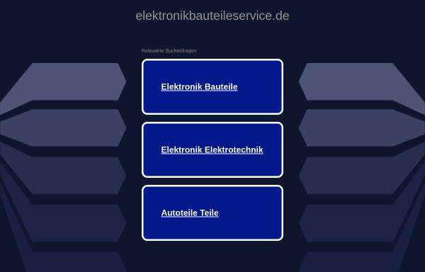Vorschau von www.elektronikbauteileservice.de, Einkaufsagentur Jürgen Fuß