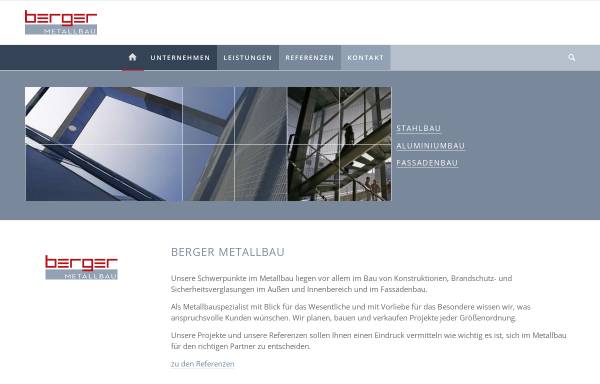 Vorschau von www.berger-metallbau.at, Berger Wintergartenoase GmbH