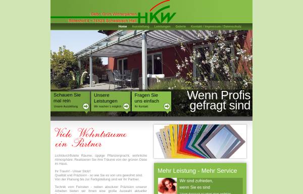 HKW-Wintergärten, Gebrüder Grün GmbH