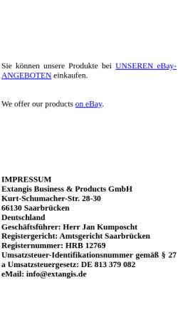 Vorschau der mobilen Webseite www.ledbaron.de, extangis business & products GmbH