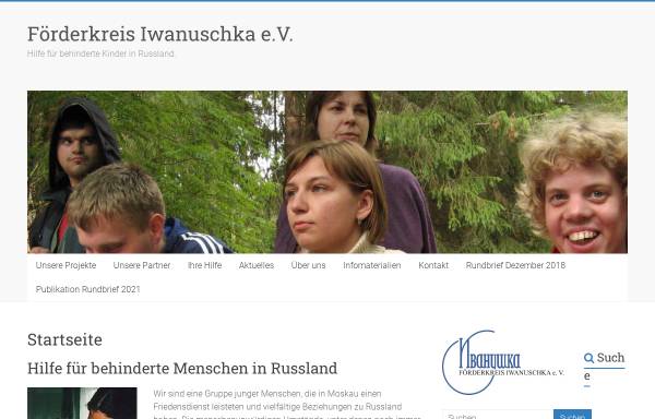 Vorschau von www.iwanuschka.de, Förderkreis Iwanuschka e.V.