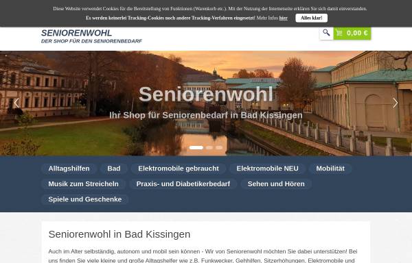 Vorschau von www.seniorenwohl.de, Seniorenwohl, Sabine Ferrari