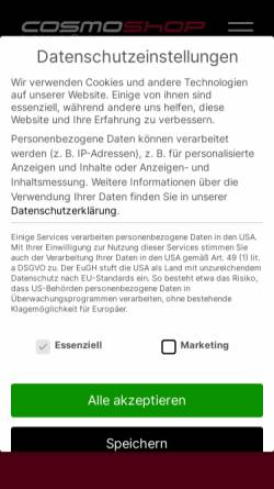 Vorschau der mobilen Webseite www.shopbranchenbuch.de, Zaunz Publishing GmbH