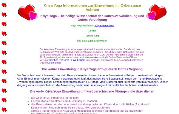 Vorschau von www.kriyayoga.com, Kriya Yoga