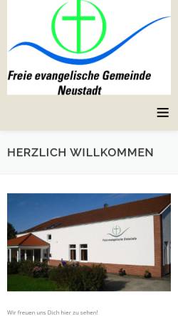 Vorschau der mobilen Webseite neustadt.feg.de, FeG Neustadt in Holstein