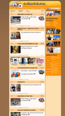 Vorschau der mobilen Webseite www.sinn-frei.com, Sinn-Frei.com - Sinnlos war gestern!