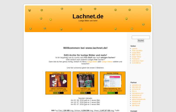 Vorschau von www.lachnet.de, Lachnet