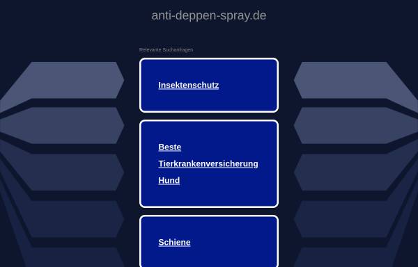 Vorschau von www.anti-deppen-spray.de, Anti-Deppen-Spray