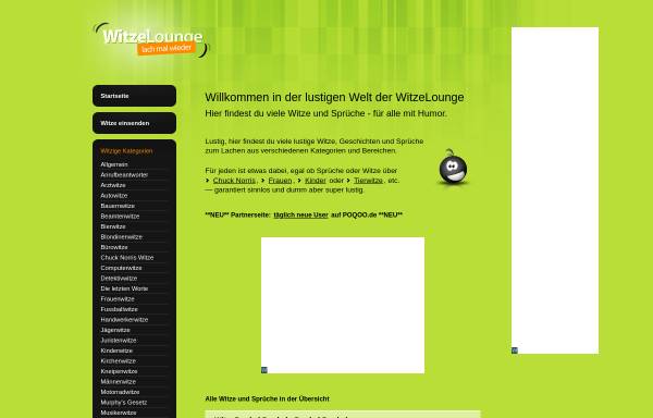 Vorschau von www.witzelounge.de, WitzeLounge