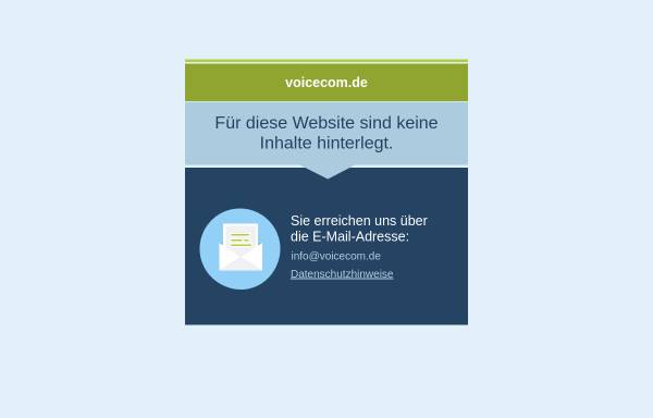 Vorschau von www.voicecom.de, VoiceCom Solutions GmbH