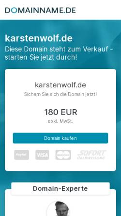Vorschau der mobilen Webseite www.karstenwolf.de, Karstens Humorpage