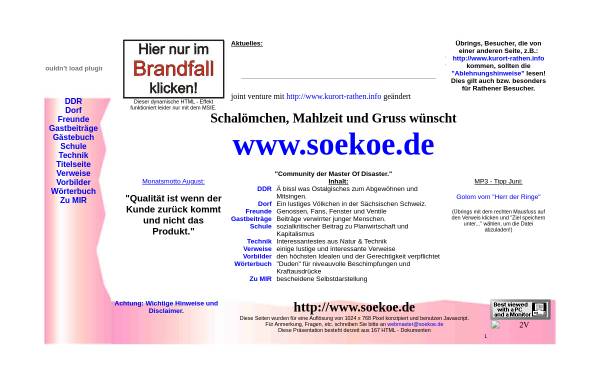 Vorschau von www.soekoe.de, Soekoe