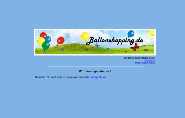 Vorschau von www.ballonshopping.de, ballonshopping.de, Joanna Grabas