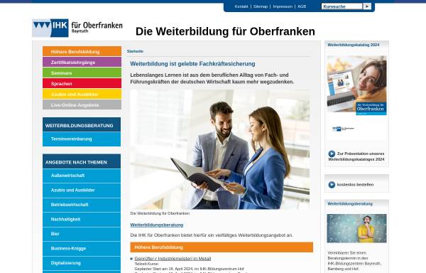 Vorschau von www.ihk-lernen.de, IHK-Online & Medien GmbH