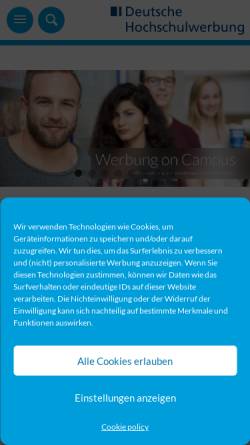 Vorschau der mobilen Webseite www.unisektor.de, Unisektor.de