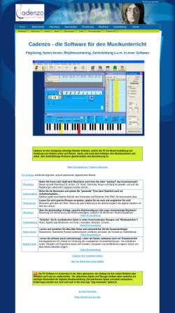 Vorschau der mobilen Webseite www.cadenzo.de, Cadenzo - Software für den Musikunterricht