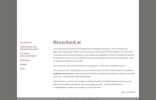 Vorschau von www.hexachord.at, Hexachord.at
