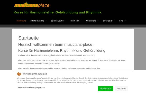 Vorschau von www.musicians-place.de, musicians-place.de