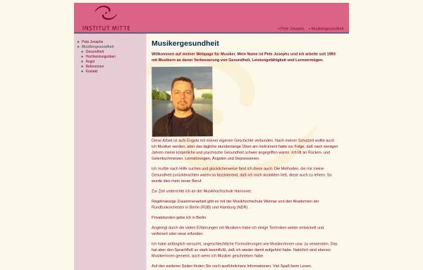 Vorschau von www.musiker-gesundheit.de, Musikergesundheit
