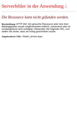 Noten lernen - Onlinetest