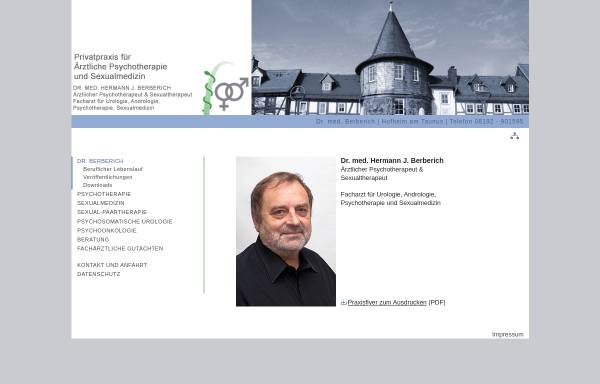 Vorschau von www.maennerarzt-frankfurt.de, Dr. Herrmann Berberich